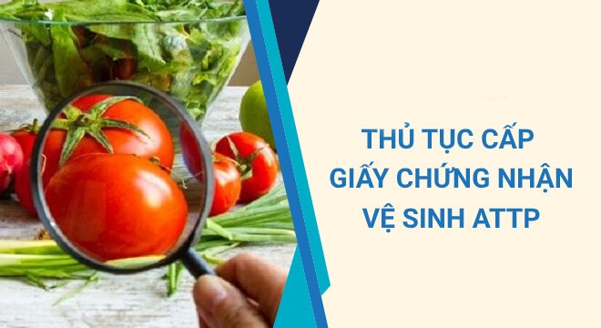 Cấp giấy chứng nhận Vệ sinh an toàn thực phẩm cho Hộ kinh doanh