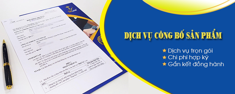 Dịch vụ công bố chất lượng sản phẩm